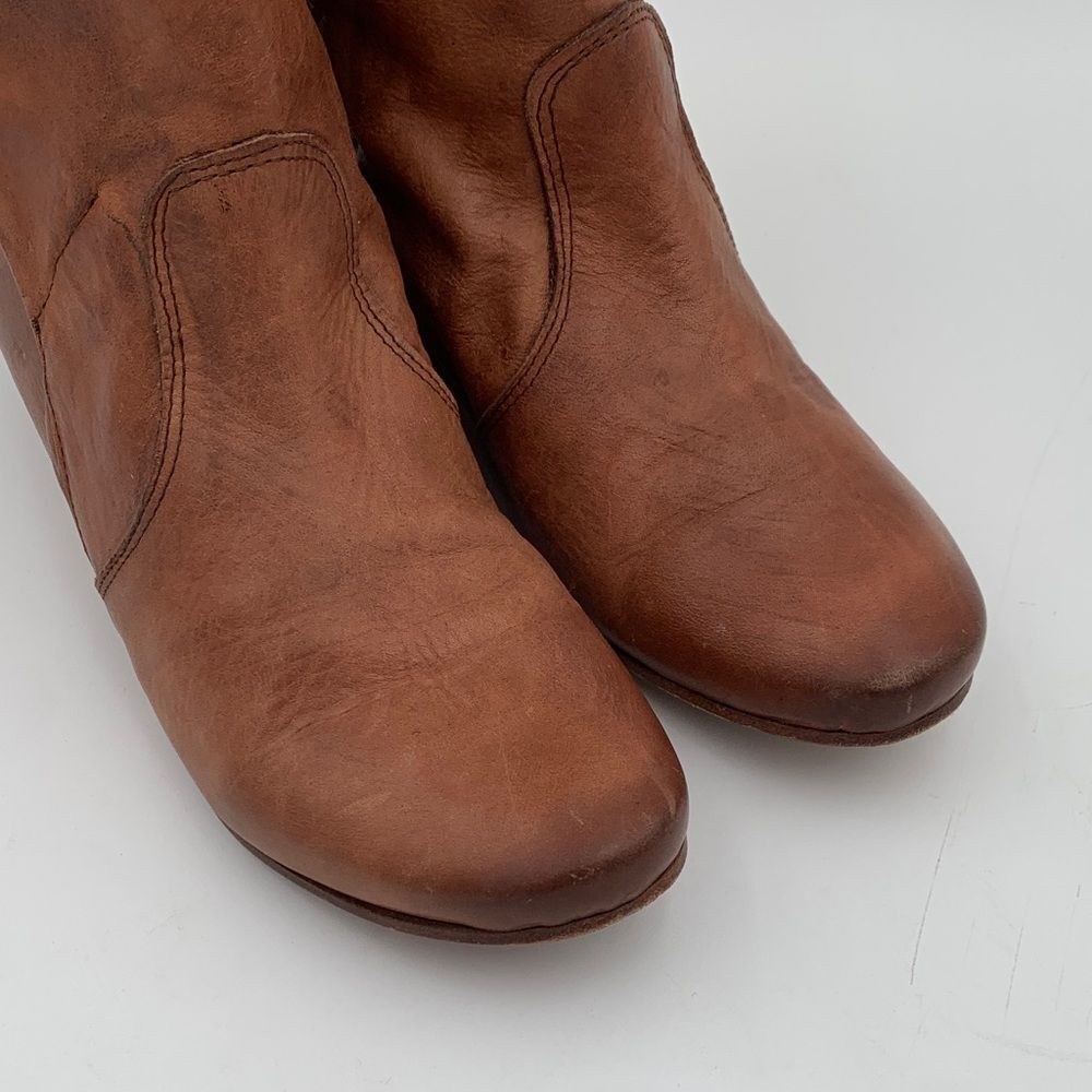Clif Factor Brown Leather Ankle Boots | Made in Italy | EU 39 - Picture 2 of 12